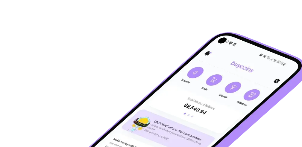 welcome buycoins jumbotron